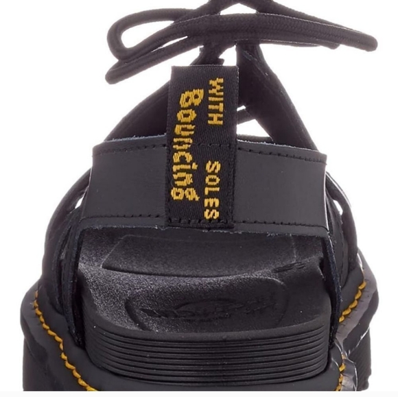 DR.MARTENS NARTILLA WOMENS LEATHER GLADIATOR SANDALS - Picture 4 of 9